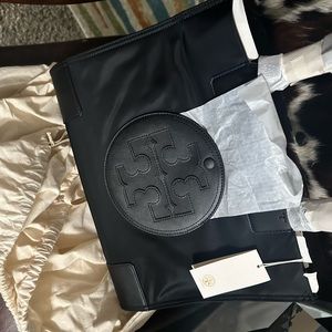 Tory Burch Black Elite Small Tote